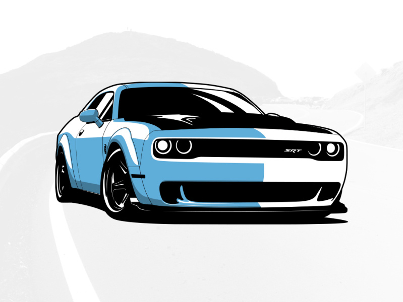 Dodge Demon by Karolis Bagdonavičius on Dribbble