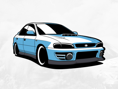 Subaru Impreza WRX by Karolis Bagdonavičius on Dribbble