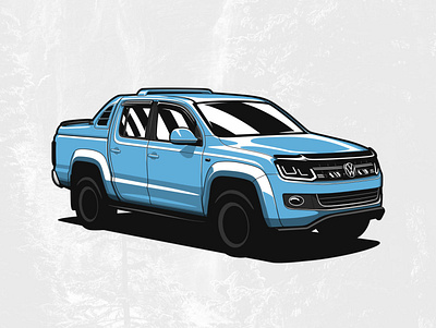 Volkswagen Amarok Off Road Pick Up art artwork automobile car design drawing graphicdesign illustration logo vector