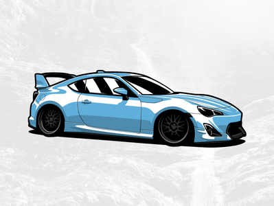 Toyota GT86 / BRZ / FRS by Karolis Bagdonavičius on Dribbble