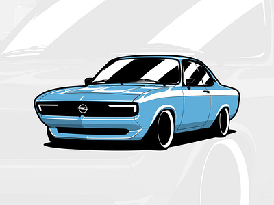 Opel Manta GSe ElektroMOD by Karolis Bagdonavičius on Dribbble