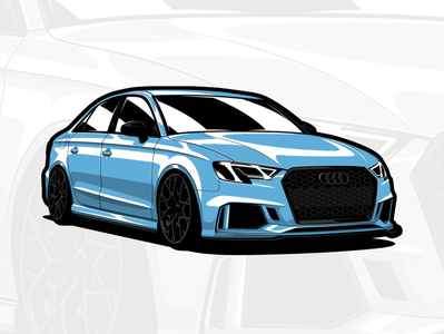 Audi RS3 by Karolis Bagdonavičius on Dribbble