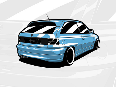 Volkswagen Passat B5 Vector Illustration by Karolis Bagdonavičius on  Dribbble