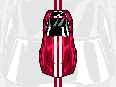 Chevy Corvette C3 Illustration