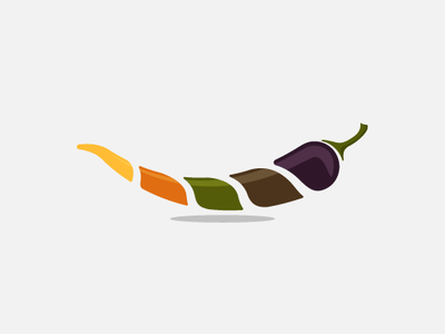 Chili Pepper chilli color illustration pepper spice vector