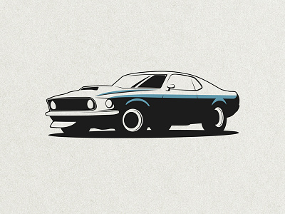 Ford Mustang art branding car design ford graphic illustration logo logotype mustang vector
