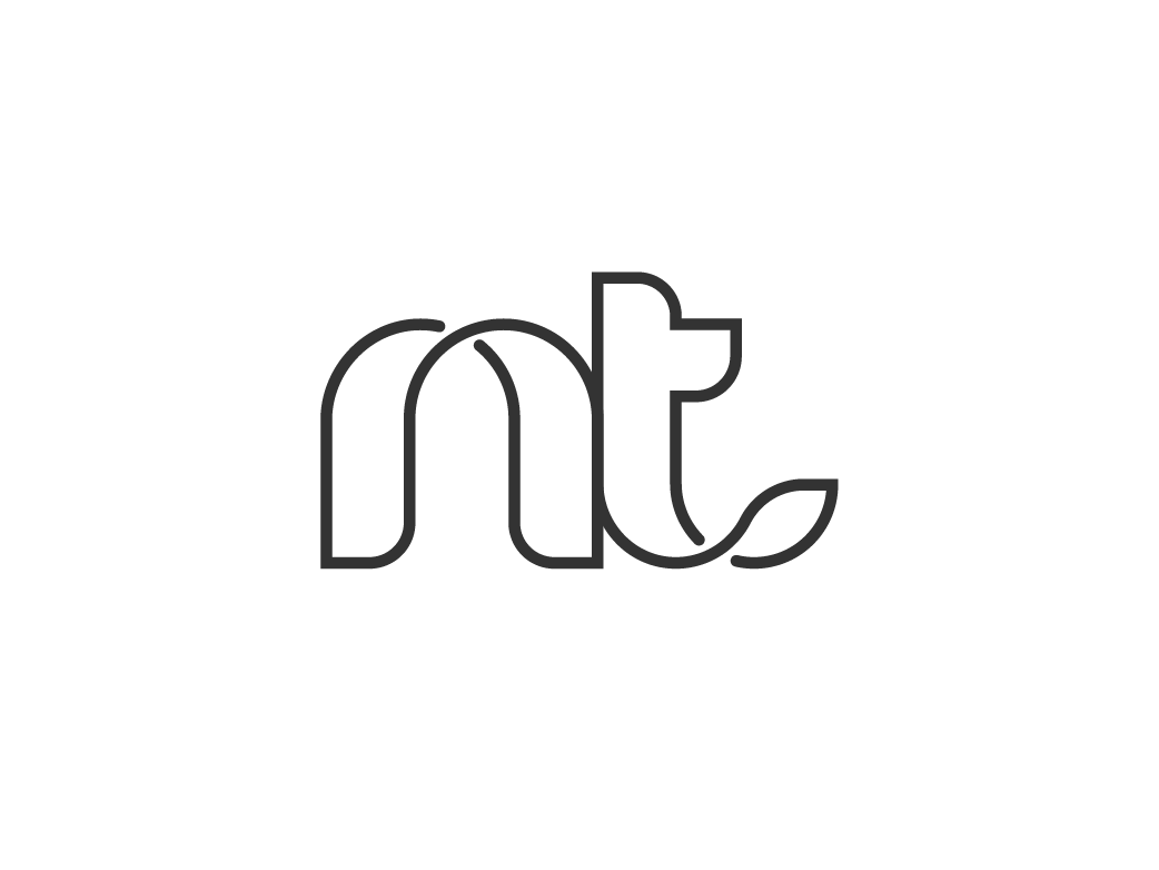 Logo monogram "nt" by Karolis Bagdonavičius on Dribbble