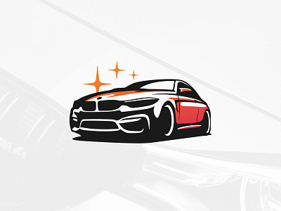 BMW M4 Illustration art auto bmw car design digital drive graphic illustrated logo m4