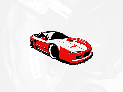 Honda NSX Illustration