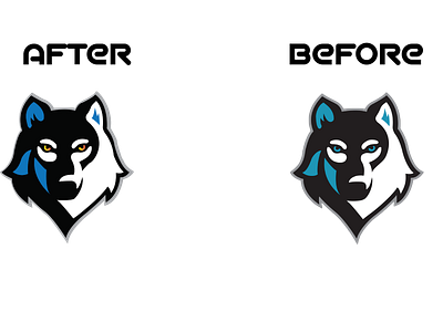 Wolf logo redraw with high resolation convert to vector design graphic design illustration jpg to vactor logo logo to vactor vactor logo vactor tracing vector vectorize image