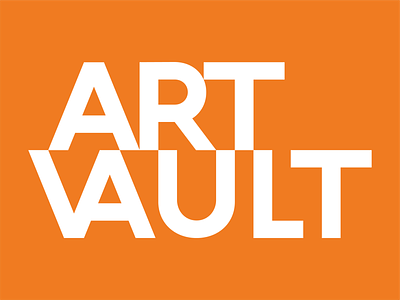Thoma Foundation Art Vault branding logo typography vector