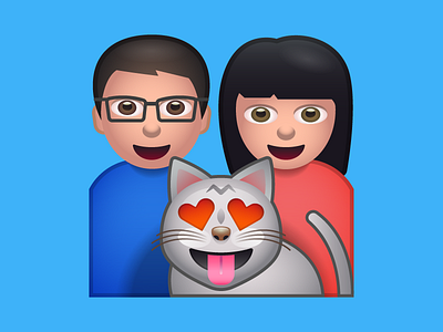 #Weekend cat emoji family geofilter heart love portrait sticker wedding