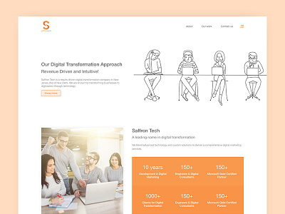 Landing Page design homepage design interaction design ui user experience ux