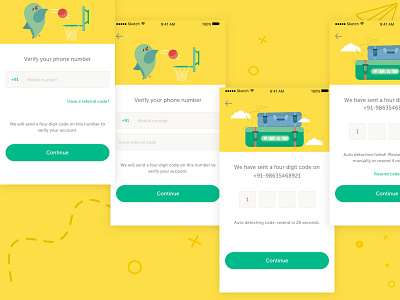 Number verification screen app screen design interaction design number verification otp otp screen ui user experience user verify ux