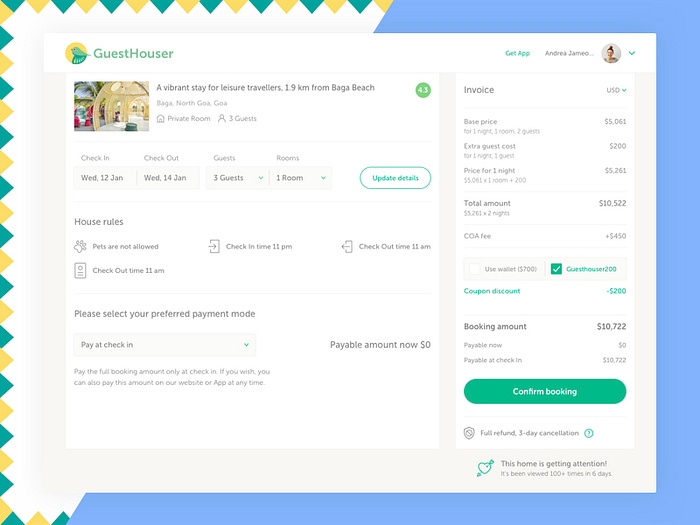 Booking Confirmation designs, themes, templates and downloadable ... image.