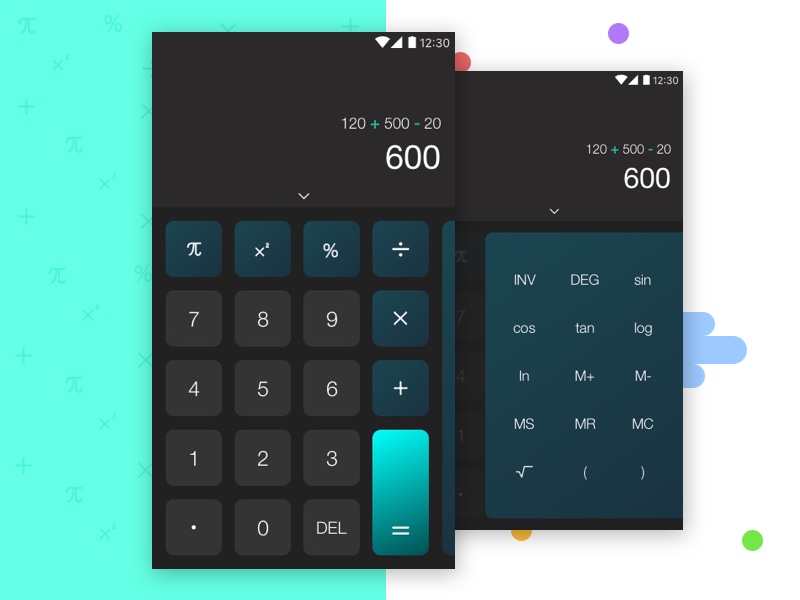 Calculator UI Design by Ravi Sharma on Dribbble