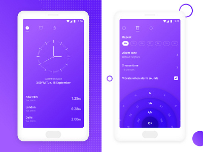 Redesign OnePlus alarm app alarm app app app screen interaction design ui ux