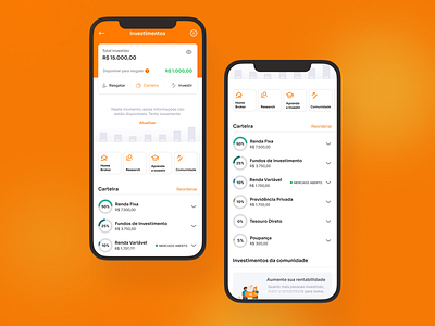 Inter Invest - SuperApp app design interface design mobile ui ux web design