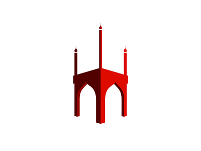 Mahfil Restaurant Logo architecture charminar hyderabad india logo minaret perspective restaurant