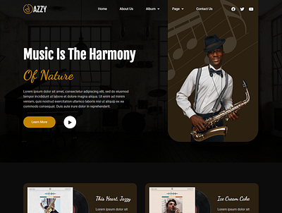 Music Website music website web design wordpress website