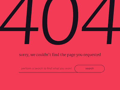 UI Challenge - 404