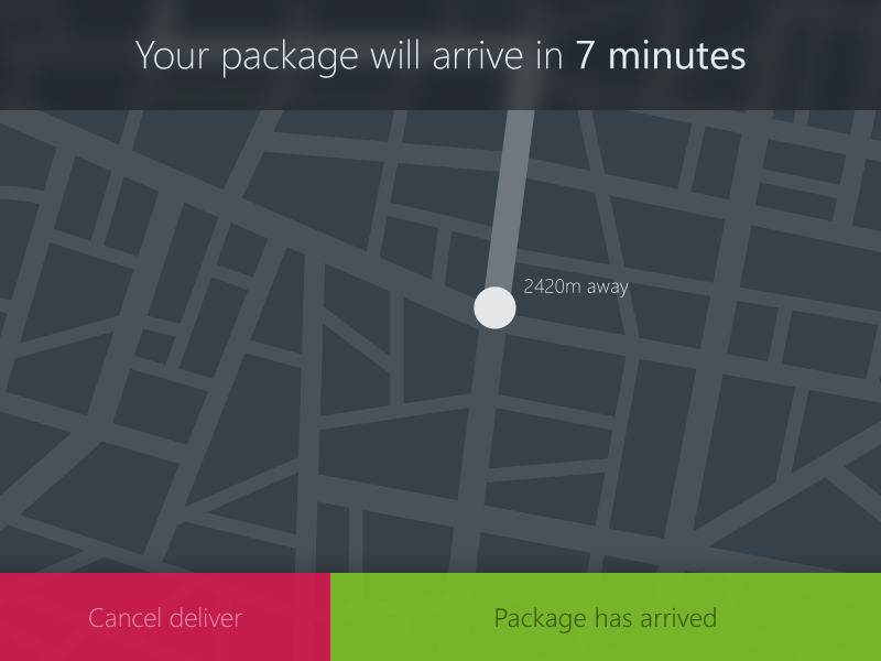 UI Challenge Location Tracker by Pedro Rivera on Dribbble