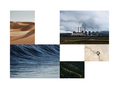 50/50 Climate Project Mood Board design global warming mood mood board photography pollution ui ux website