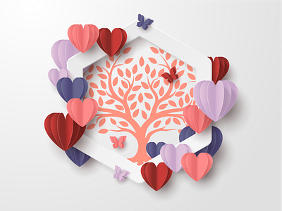 Logo student community for Valentine day