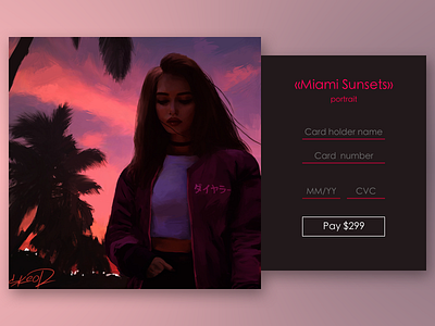 Day 02 — Credit Card Checkout challenge daily free sketch ui