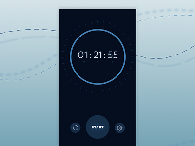 Day 14 — Timer app challenge daily free sketch timer ui