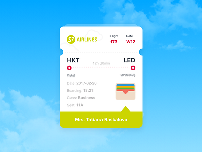 Day 24 — Boarding Pass boarding challenge daily free pass plane sketch ui