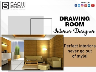 Drawing Room Interior Designing In Delhi - SDABPL delhi designer drawing in interior room