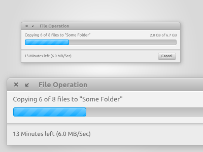 File Operation Window file operation window grey inkscape linux progress bar vector