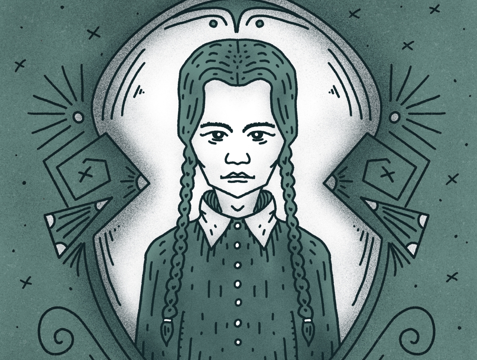 Wednesday Addams by Blake Haake on Dribbble
