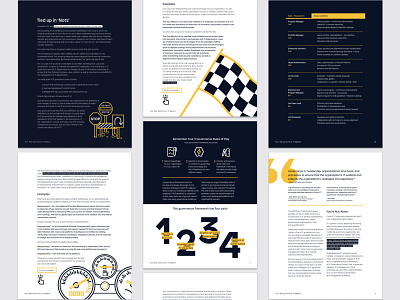 Governance eBook book car code design developer digital ebook figma fuel governance illustration layout lowcode map mendix racetrack spreads tech technology typography