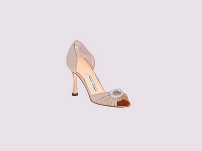 Digital painting, Manolo Blahnik