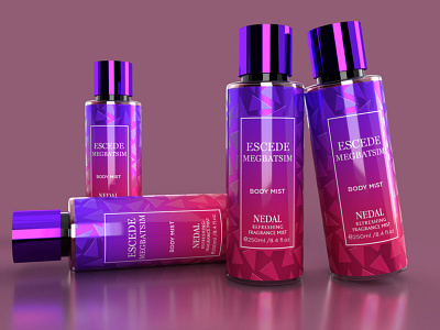 Body Mist Product Label Design