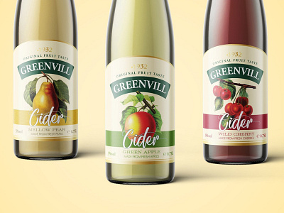 Cider Product Label Design design label product