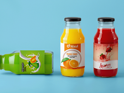 Juice Product Label Design