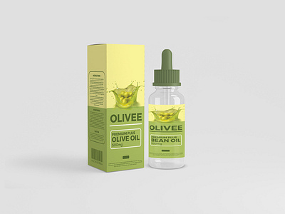 Olivee Oil Product Label and Packaging Design