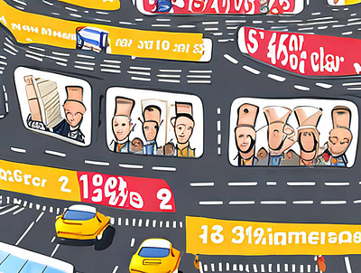 Webtraffic Inside Computer illustration