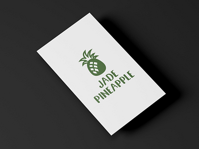 Jade Pineapple Studios branding design illustration logo typography