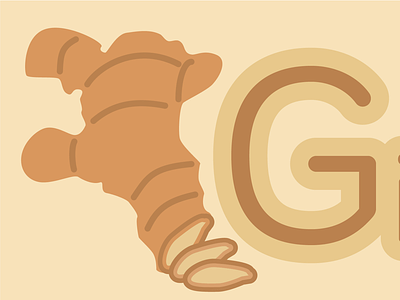Mini-infographic: Ginger ginger graphic design health infographic vectors visualization warmcolors warming food