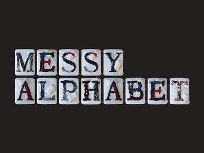 Messy Alphabet, Letters on my bed