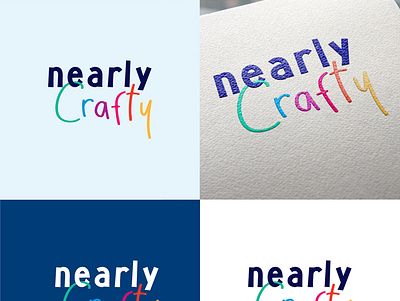 Nearly Crafty Logo Design branding graphic design logo