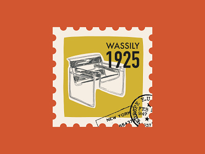 Iconic Chairs - Stamp Design pt3