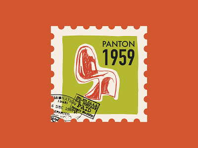 Iconic Chairs - Stamp Design pt4