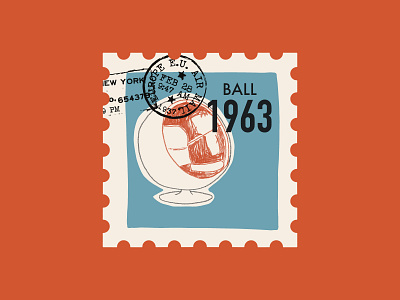 Iconic Chairs - Stamp Design pt5