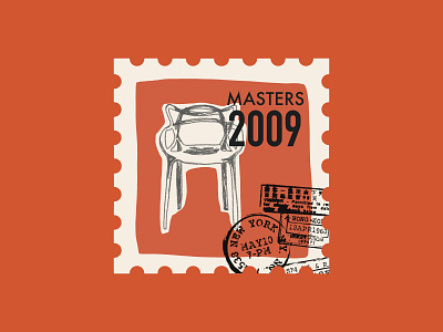 Iconic Chairs - Stamp Design pt9 art artwork chair chair drawing chair illustration design digital art digital illustration drawing graphic design illustration procreate stamp stamp design sticker sticker design