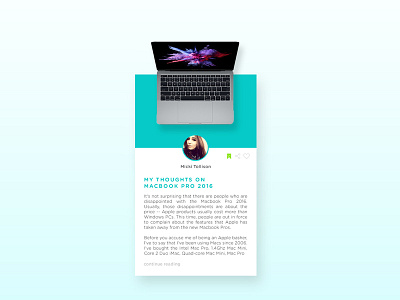 DailyUI #34 Blog post